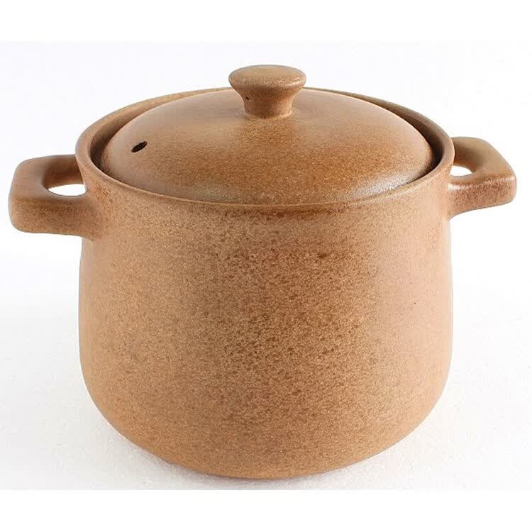 山西平定砂器 奕寿砂锅 内无釉砂锅沙煲炖汤煎药 瓦罐 4.5l.