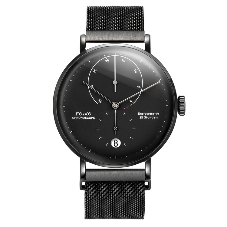 飞克手表男士全自动机械表学生时尚运动男表商务男式休闲精钢防水镂空