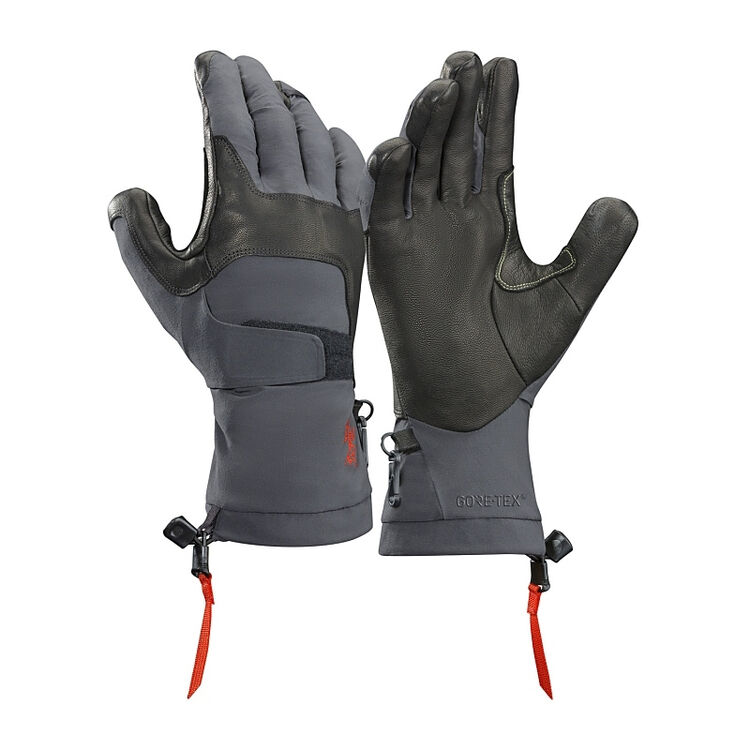 arcteryx/始祖鸟男女款攀登保暖防泼水手套alpha fl glove 21288 l06