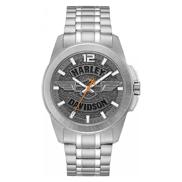 全球购哈雷戴维森(harley-davidson男手表 wing bar &