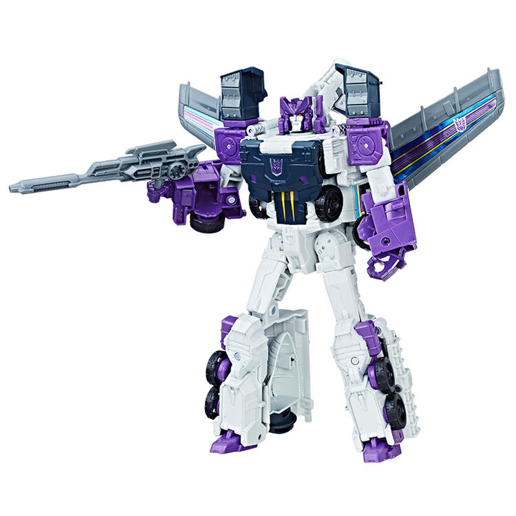 孩之宝(hasbro 变形金刚 泰坦战争系列 航行家级 毒气弹 男孩玩具