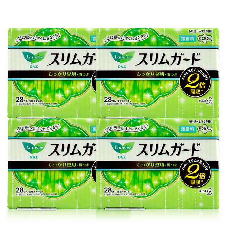 花王(kao) kao花王卫生巾组合套装 乐而雅轻薄零触感日用112片