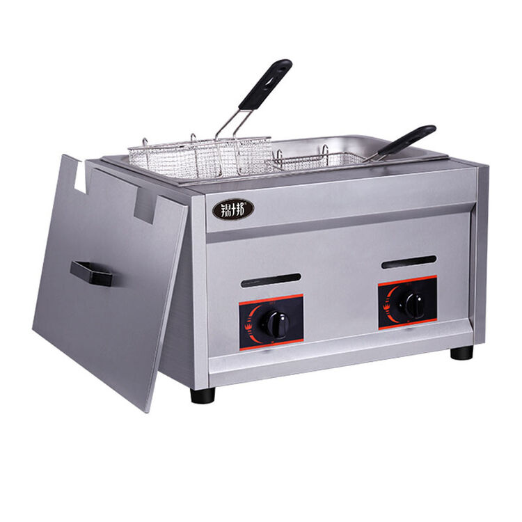 油炸锅燃气炸锅煤气炸炉单缸油条油炸机商用炸薯条机