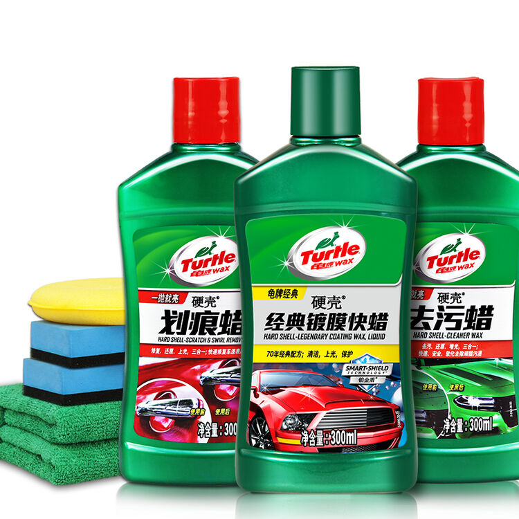 龟牌(turtle wax)龟牌硬壳蜡新汽车蜡去污划痕抛光养护蜡修复上光打蜡