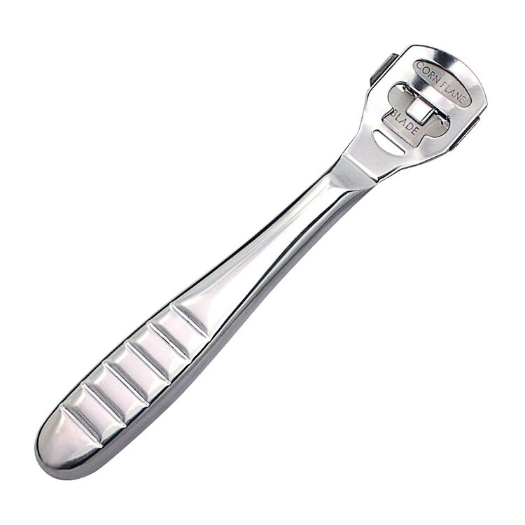 刨脚刀不锈钢加长手柄安装刀片可更换刀头家用足部护理刮脚刀