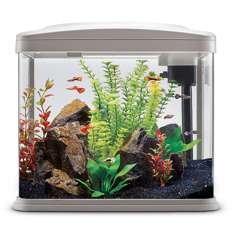 鱼缸水族箱 造景 水族箱鱼缸 京东自营 金鱼缸 玻璃鱼缸 小型鱼缸 tl