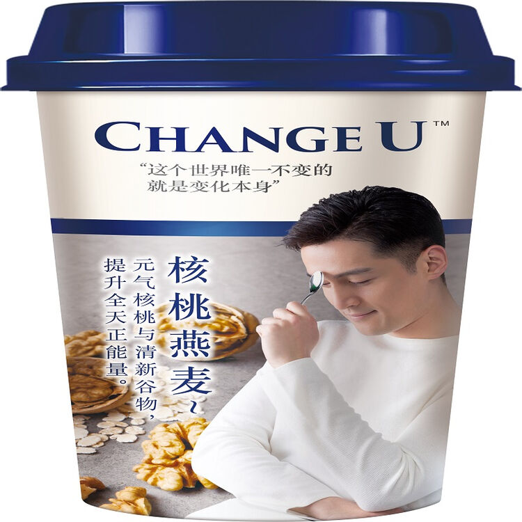 光明 畅优 风味发酵乳核桃燕麦 180g*4