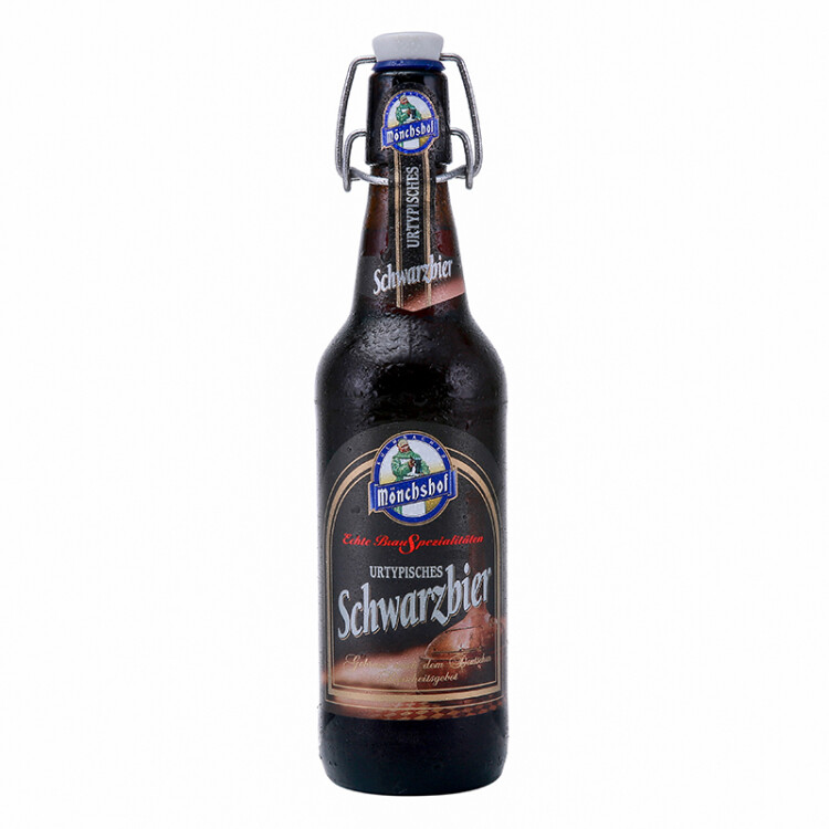 猛士(moenchshof) 黑啤酒 500ml*8瓶 整箱装 德国原装进口 光明服务菜管家商品 