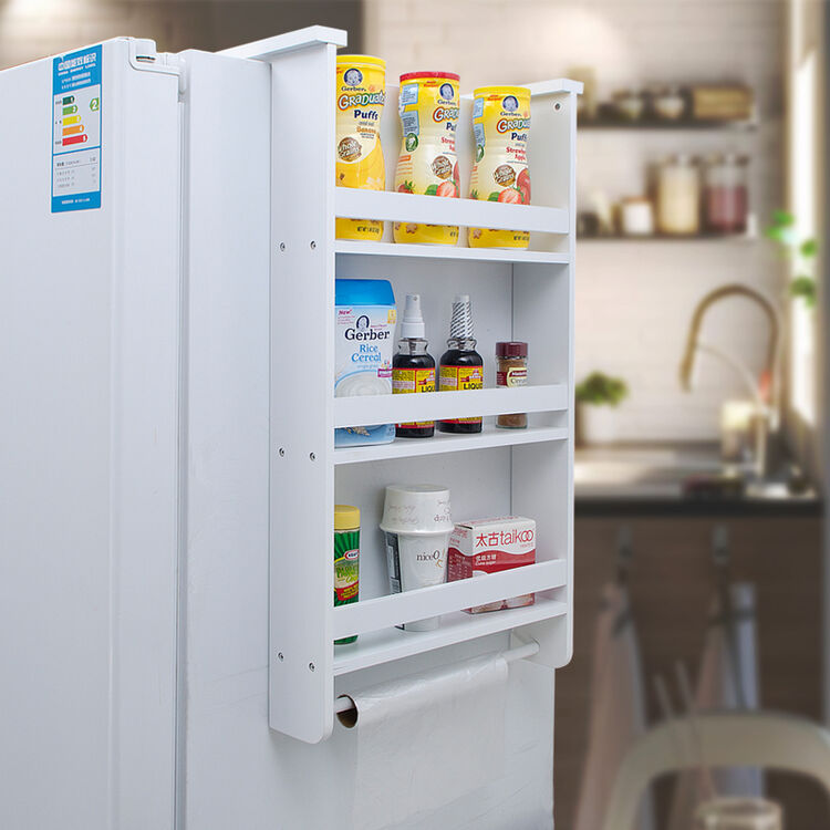 代森尔 厨房冰箱置物架冰箱收纳挂架冰箱侧壁挂架 挂件收纳架挂钩