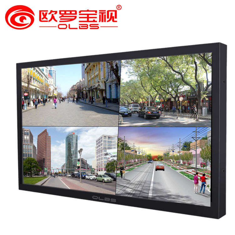 欧罗宝视27英寸工业级高清led分屏监视器液晶监控显示器安防监控电视