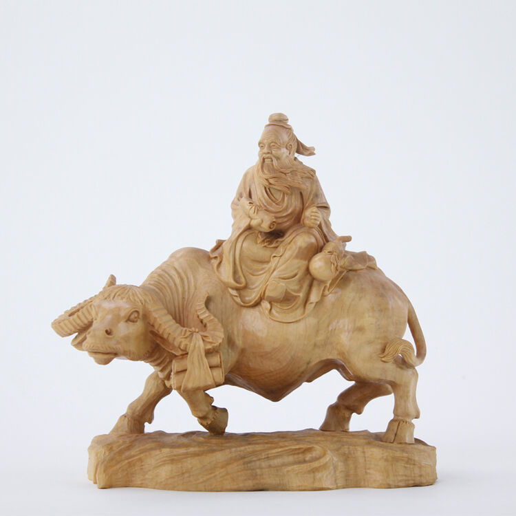 中工美 摆件 黄杨木雕摆件 老子