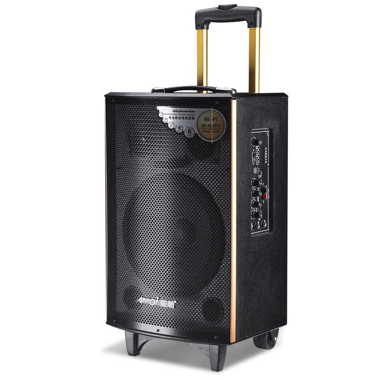 夏新(amoi)户外拉杆音箱 广场舞音响 便携式移动插卡音响 广场舞音箱