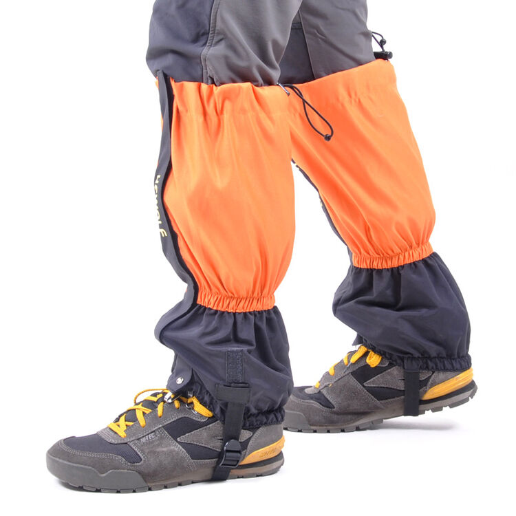 公狼雪套 户外登山防水脚套 加长护腿防雪腿套 透气男女通用 1660