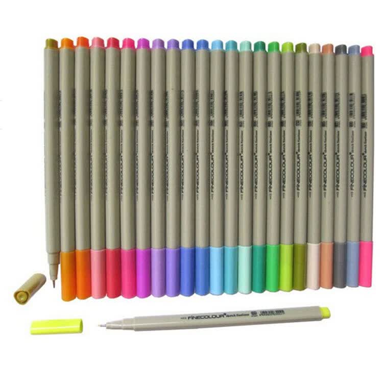 法卡勒300手绘勾线笔 彩色勾线笔 24色b套装