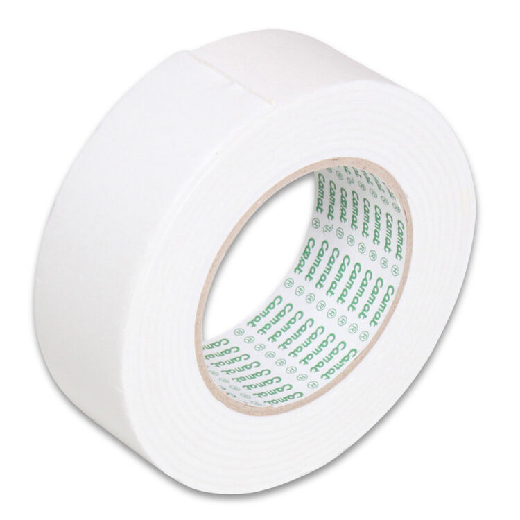 斯图白色海绵双面胶 强力泡沫双面胶 广告泡棉双面胶带 家用双面胶4.