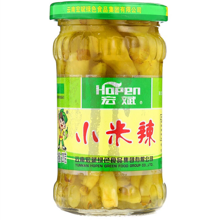 宏斌 泡椒 小米辣220g/瓶