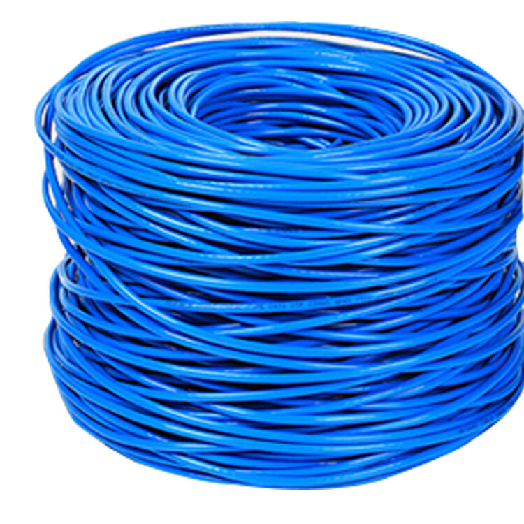 熠锋 六类网线 铜宽带双绞线电脑网络线无氧铜网吧工程千兆 蓝色 150