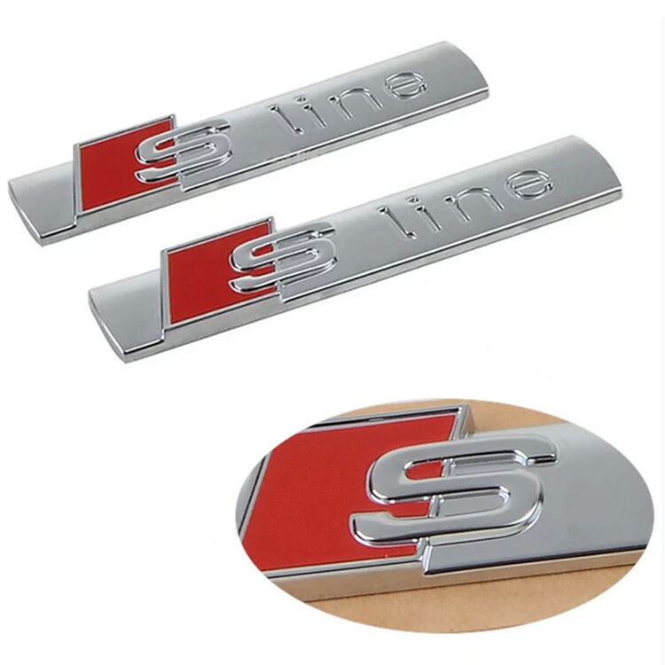 宙缔 奥迪车标 车身装饰件 方向盘sline标