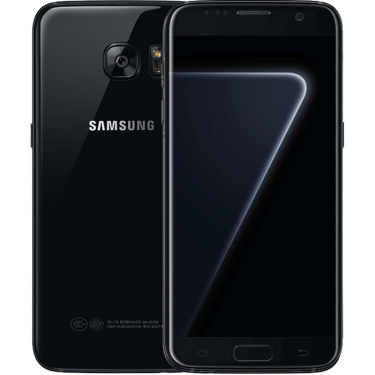 三星galaxy s7 edge(g9350)4gb 64gb 星钻黑 通4g手机 双卡 黑 128g