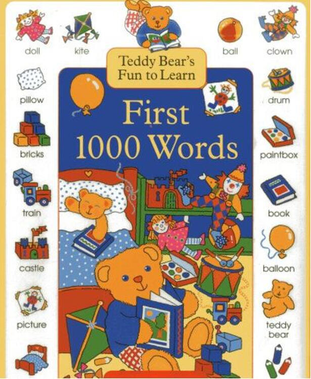 teddy bears fun to learn first1000words泰迪熊学1000个单词
