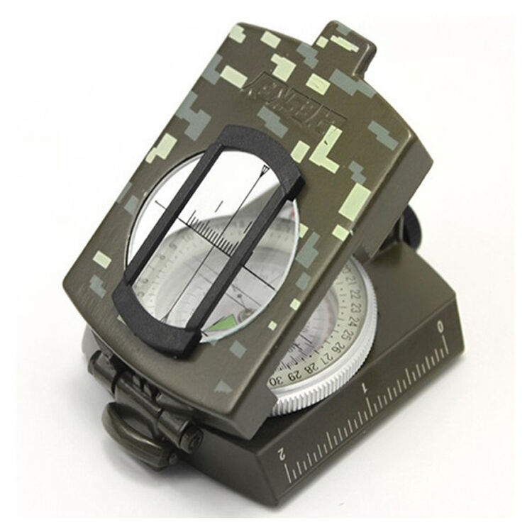 suncore/舜光 户外导航工具 指南针 指北针 多功能指南针 军绿色