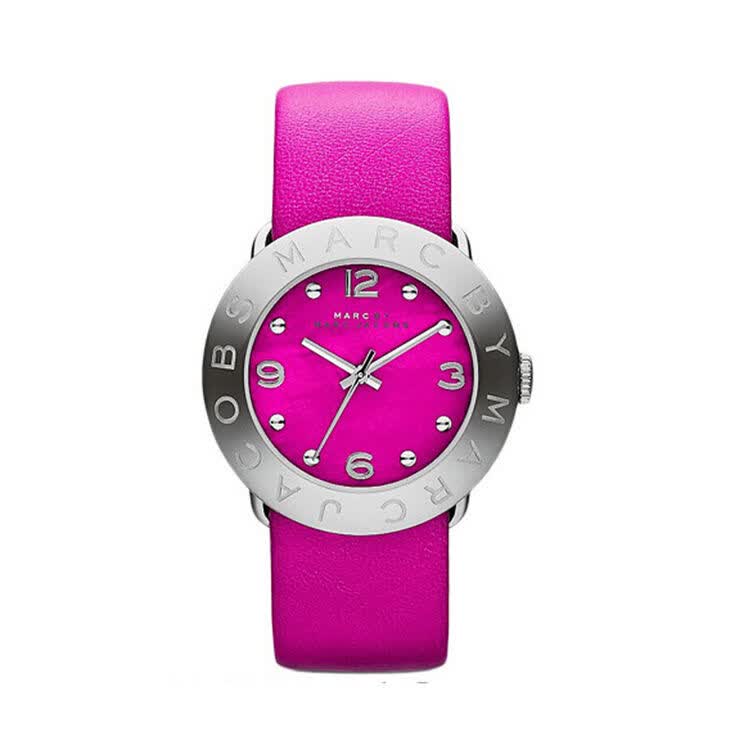 全球购 马克雅克布marc jacobs 皮带圆盘石英女士腕表 mbm1286