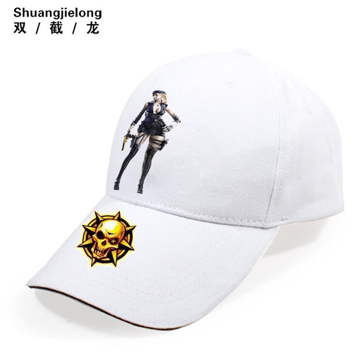 穿越火线鸭舌帽荧光帽子 cf帽子青少年学生嘻哈帽男女游戏帽子潮 穿越