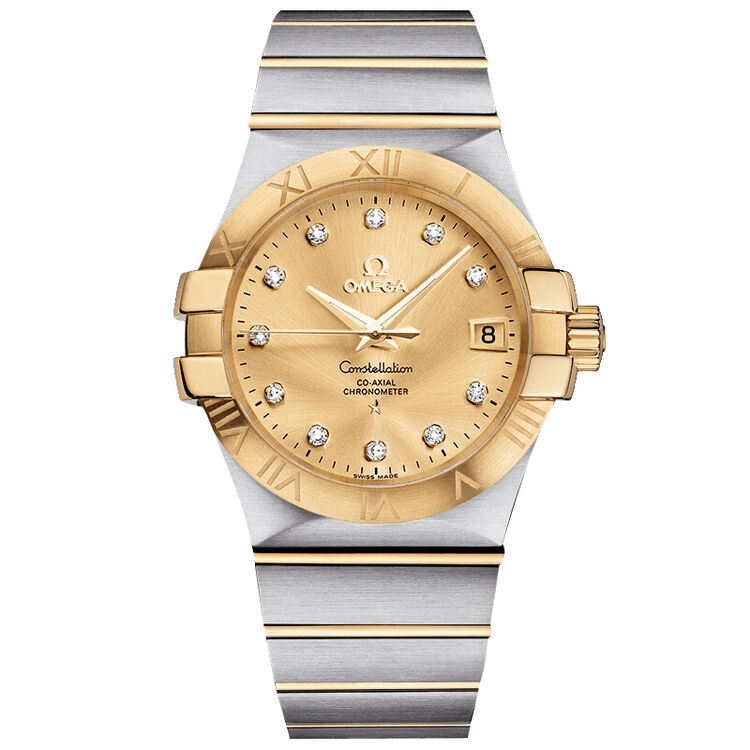 omega欧米茄手表 星座系列自动机械男表钢带 123.20.35.20.58.001