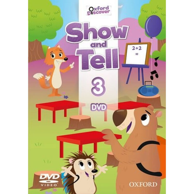 现货原版 牛津幼儿学科英语教材 show and tell 3 卡通故事dvd