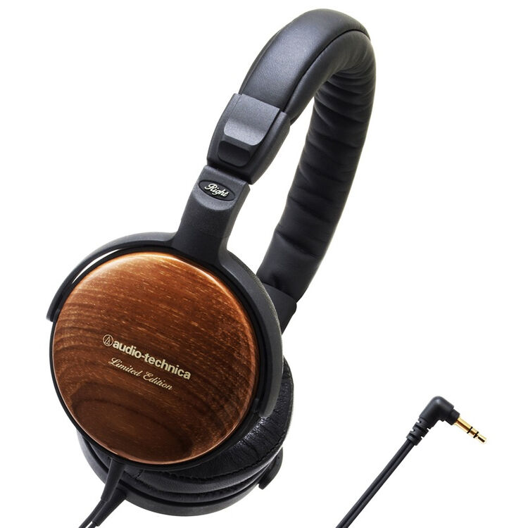 铁三角 ath-esw9 ltd 奢华柚木碗 限量版头戴耳机
