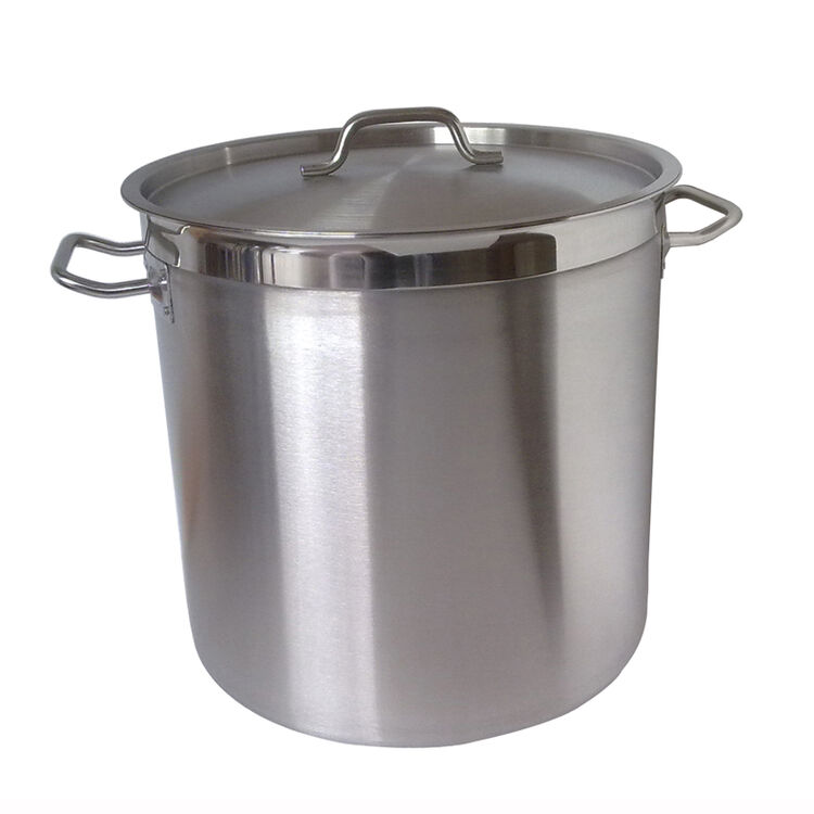 加厚不锈钢复合底汤桶 电磁炉不锈钢桶 大型商用家用汤锅卤锅 20直径*