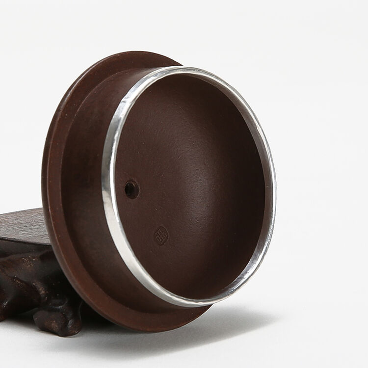 此时此刻 紫砂壶修壶 锔瓷 锔钉 贴花 包边 金缮工艺修复 茶壶修复 身