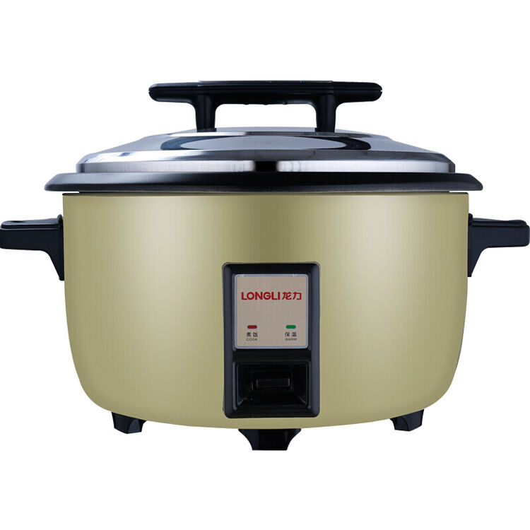 龙力电饭煲商用锅大容量食堂煮饭锅 8升香槟金(8-13人用)8l