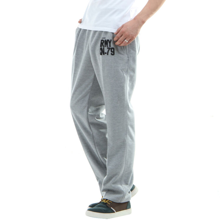 竞技龙 针织休闲运动裤男女大码棉质卫裤运动长裤 加肥加大 浅色 女 7