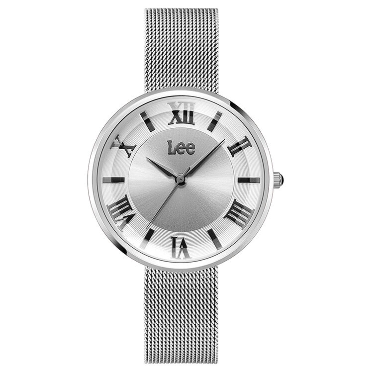 lee手表 欧美简约时尚潮流钢带石英表女款lef-f98dsds-8b