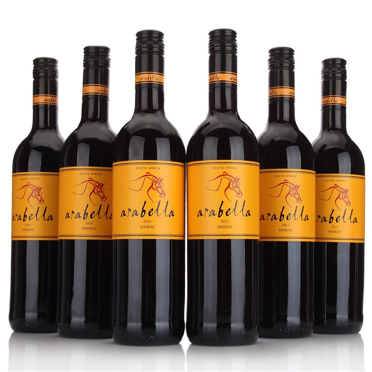 南非艾瑞贝拉(arabella)西拉干红葡萄酒 750ml*6瓶