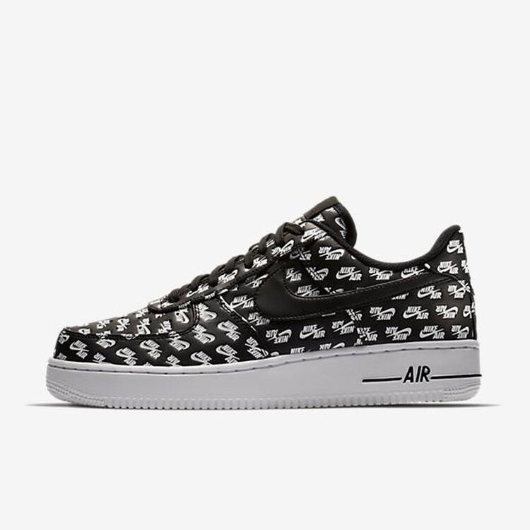 耐克(nike )air force 1 07 qs男士空军一号满印logo休闲篮球板鞋