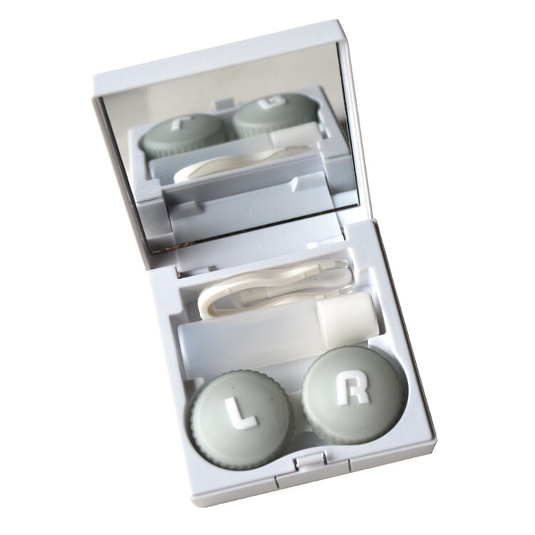 eyekan(世纪凯达)隐形眼镜盒 伴侣盒 双联盒 护理盒k1622 白色