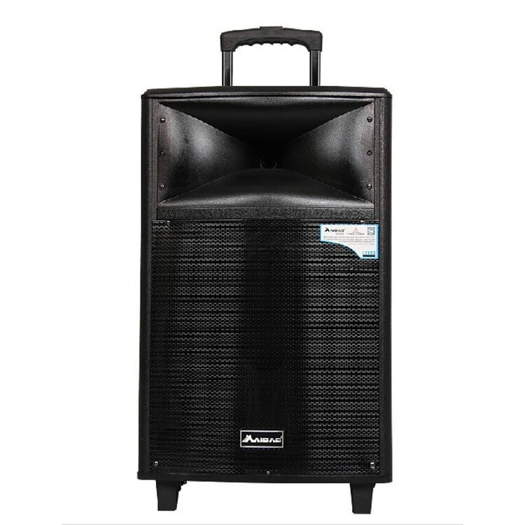 麦高s666-15 15寸户外广场舞电瓶音响音箱大功率移动拉杆扩音器 官方