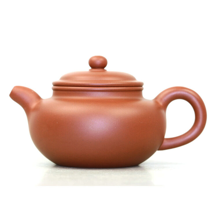 瑞恒逸品 宜兴紫砂壶侯峰手工贵妃泥仿古壶(球孔) 248ml