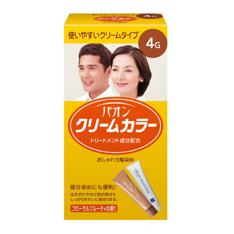 汉高(henkel) 日本宝王paon山茶花染发剂 男女士进口植物染发膏 4g