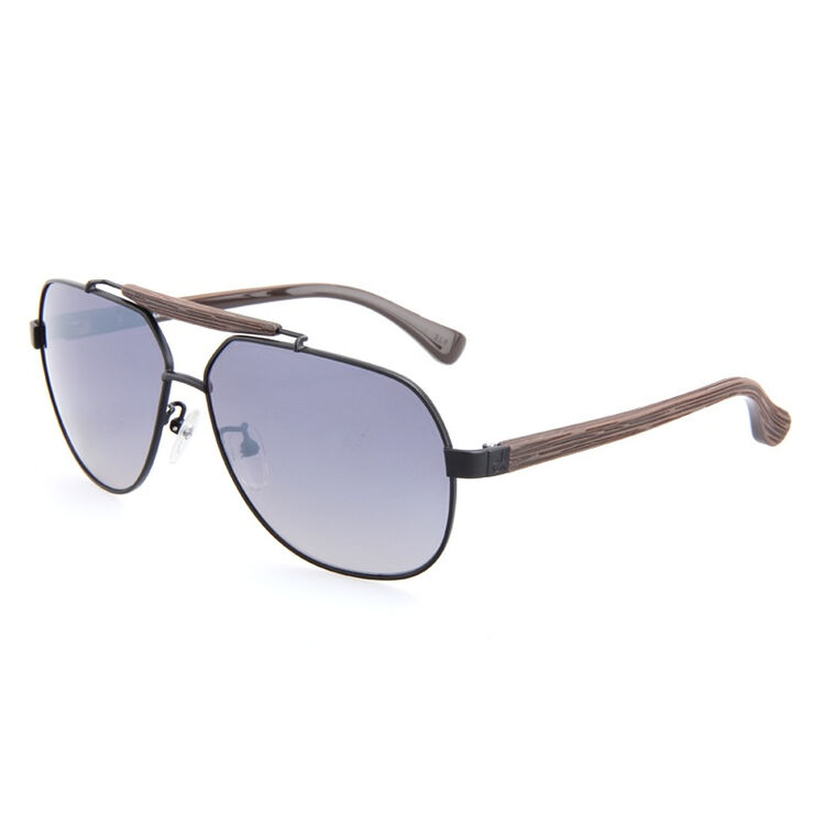 calvinklein卡尔文克莱恩中性款亚洲版黑色镜框灰色渐变镜片咖色镜腿