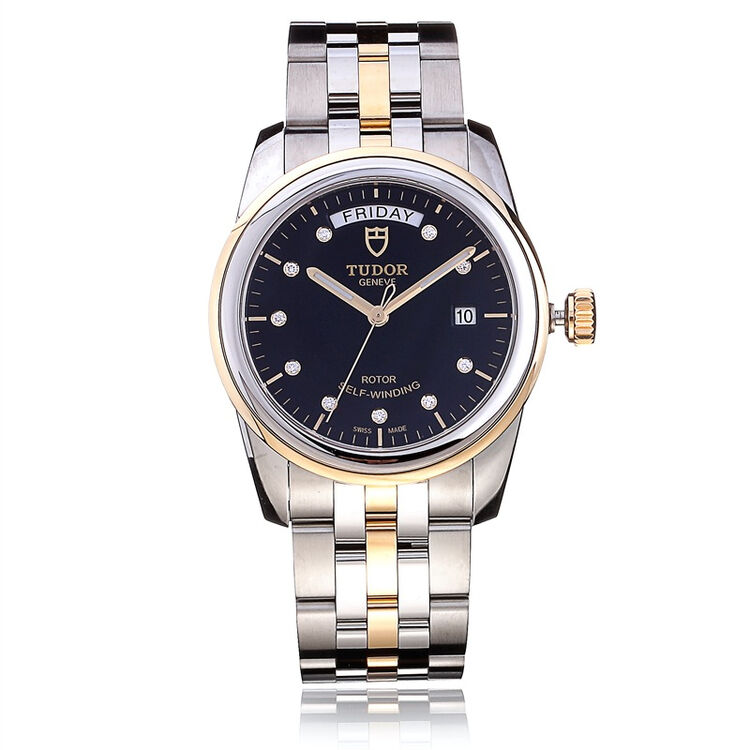 帝舵(tudor)手表 骏珏系列机械男表56003-68063黑盘10钻