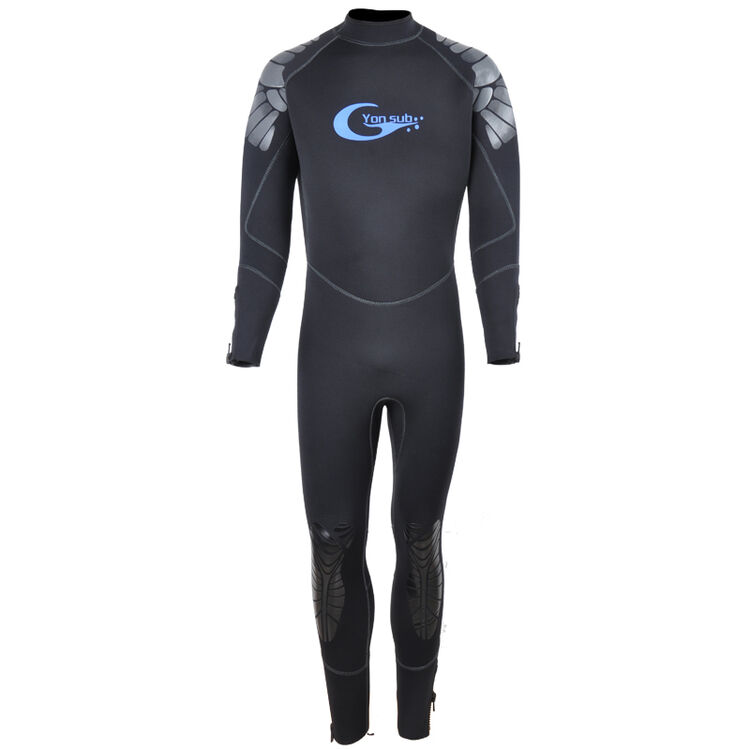 5mm潜水服 男 连体保暖 深潜专业防寒加厚水肺蛙人保温深海 黑色 s