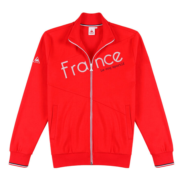 coqsportif乐卡克法国公鸡春夏新品男立领拉链开衫cb-5601151运动套装