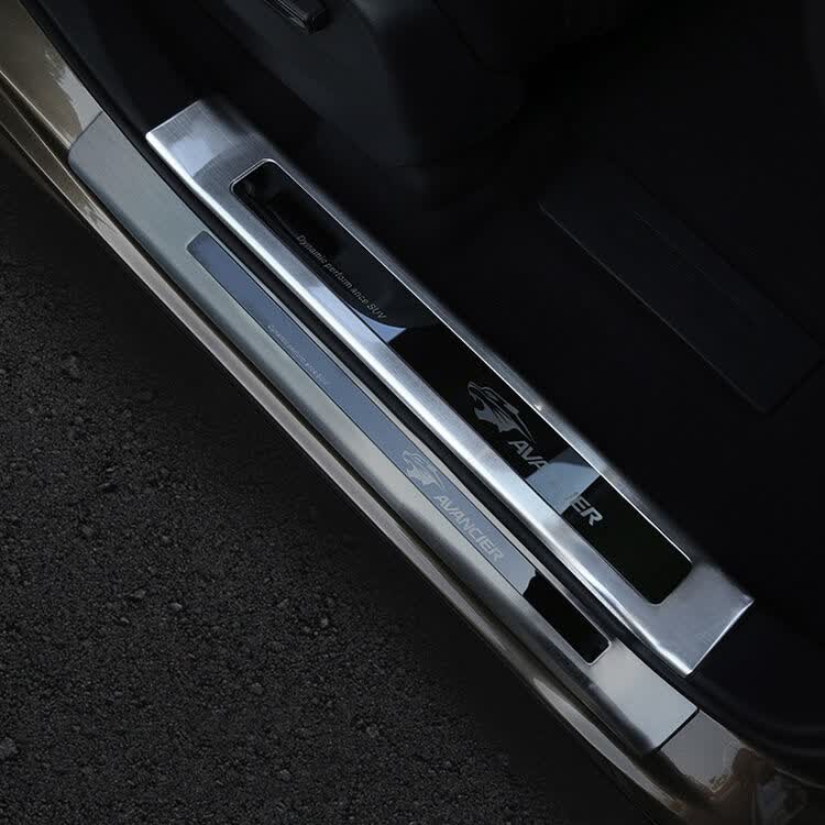 华饰 本田冠道门槛条迎宾踏板 汽车改装专用冠道迎宾踏板 内置黑标款