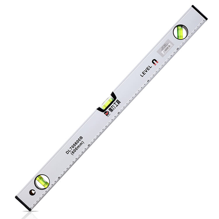 得力(deli) 磁性水平尺铝合金水平测量尺水平仪600mm dl700600b