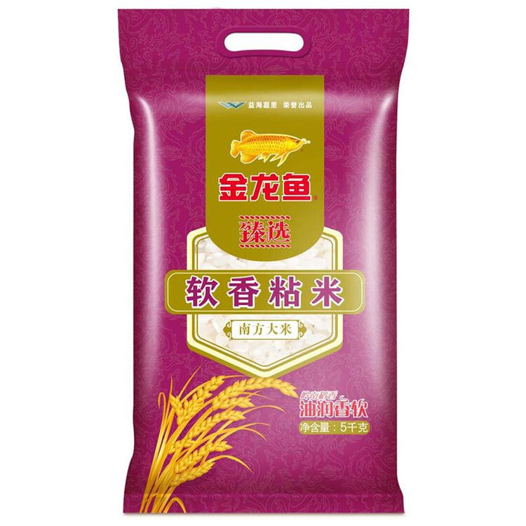 金龙鱼南方大米臻选软香粘米5kg籼米