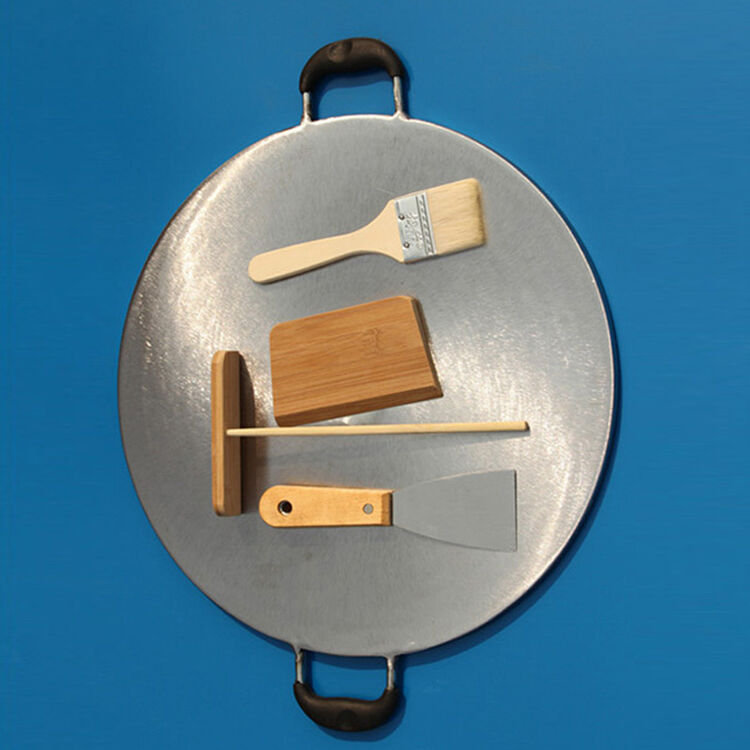 克力琴 煎饼锅铁板 鏊子煎锅煎饼工具平底锅杂粮煎饼鏊子煎饼果子工具