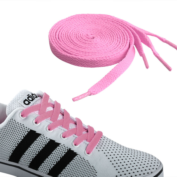 甲标 扁平鞋带板鞋运动鞋涤棉鞋带男女篮球鞋棉休闲鞋带灰红黑白色